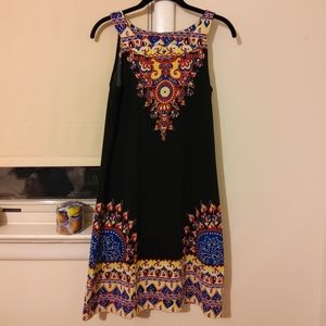 INC Vibrant Tribal Eye Aee You Dress **S